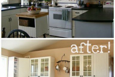 Before and after staging