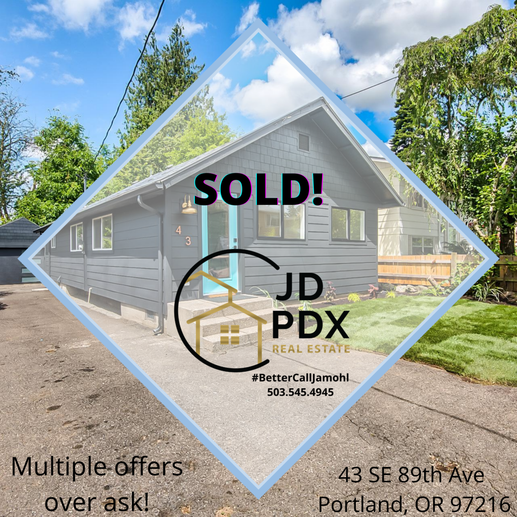 SOLD JD PDX Real Estate