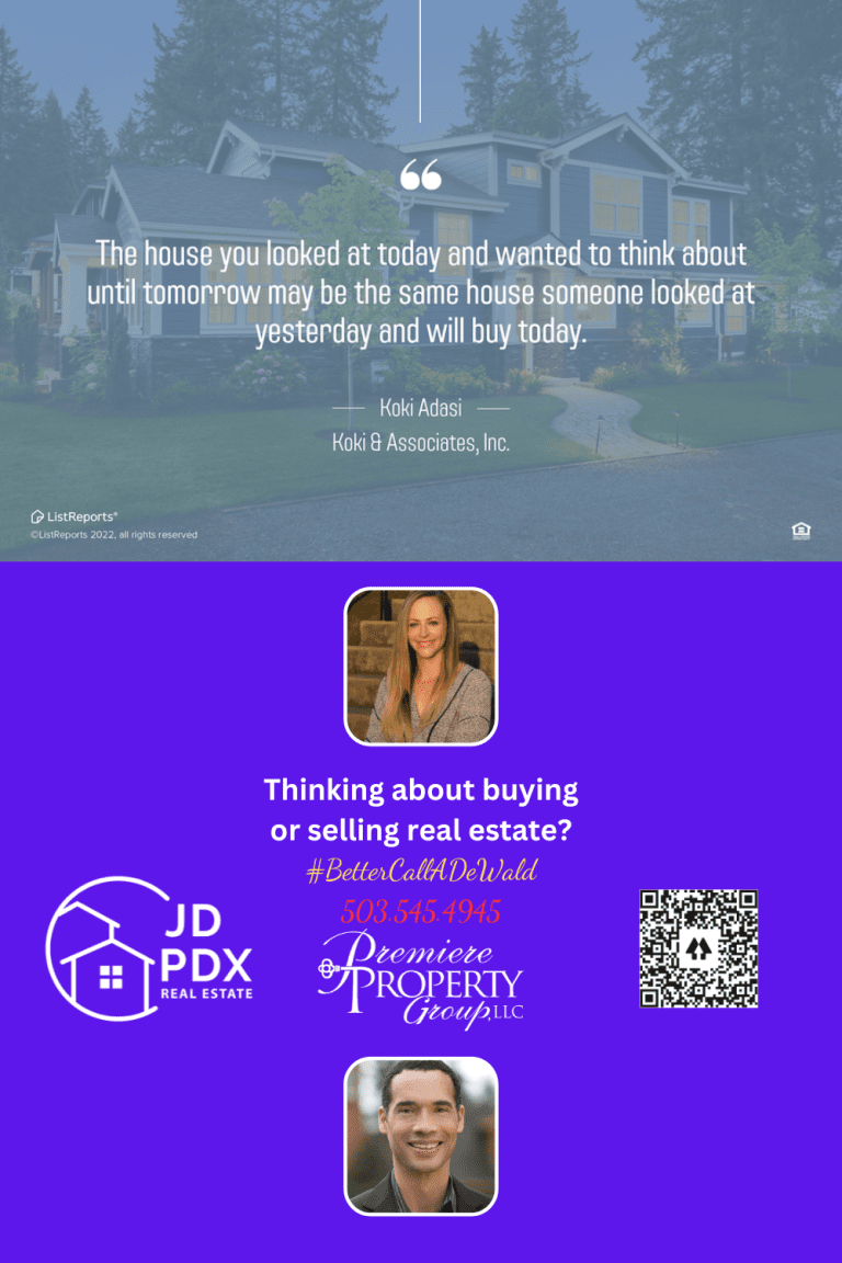 is it time to buy a home? JD PDX Real Estate