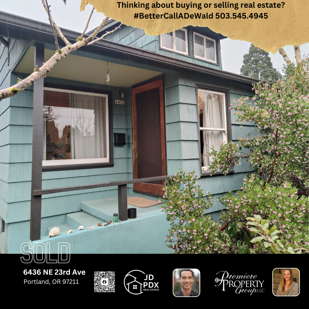 JD PDX Real Estate First time homebuyer