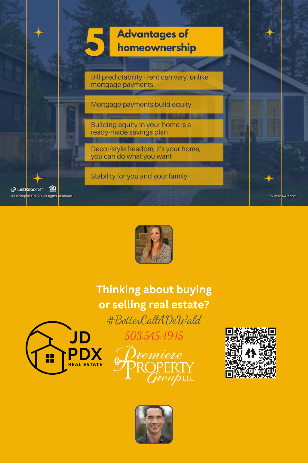 Advantages of Homeownership