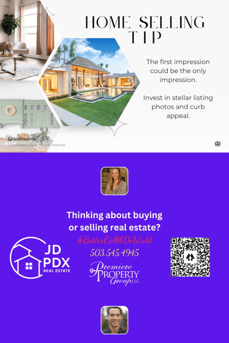 Home selling tips JD PDX Real Estate