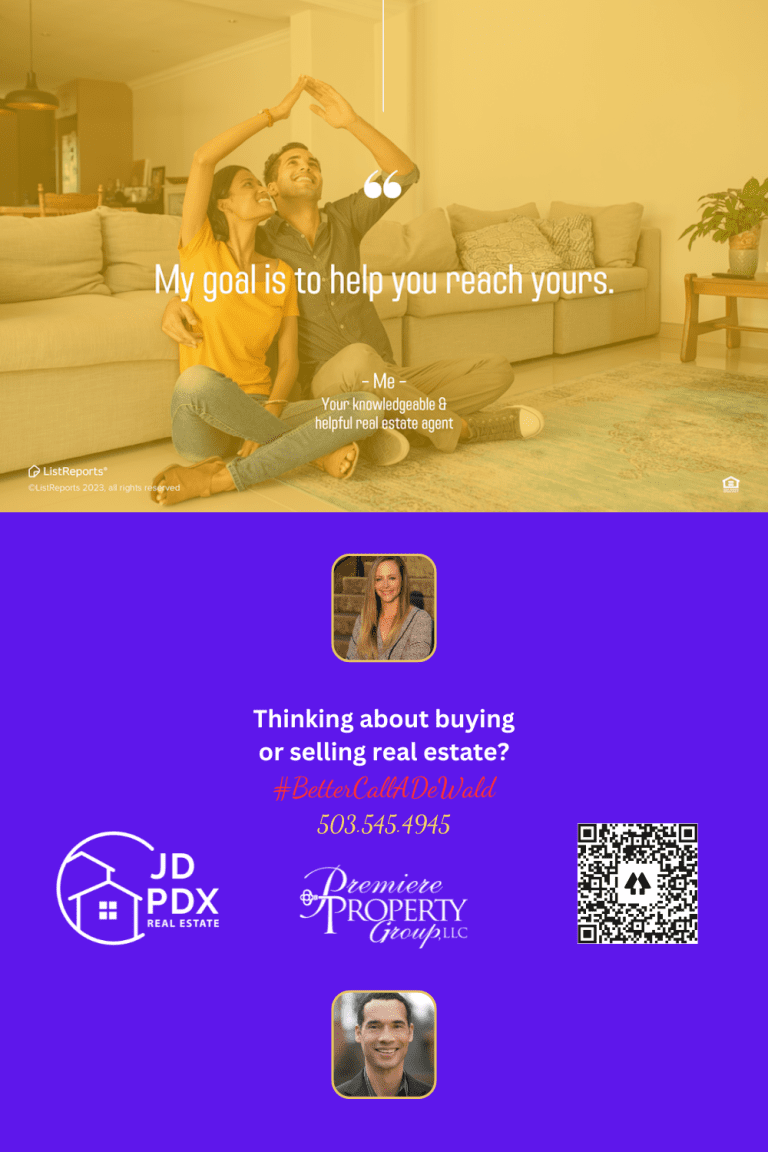 Make your dream home a reality. JD PDX Real Estate