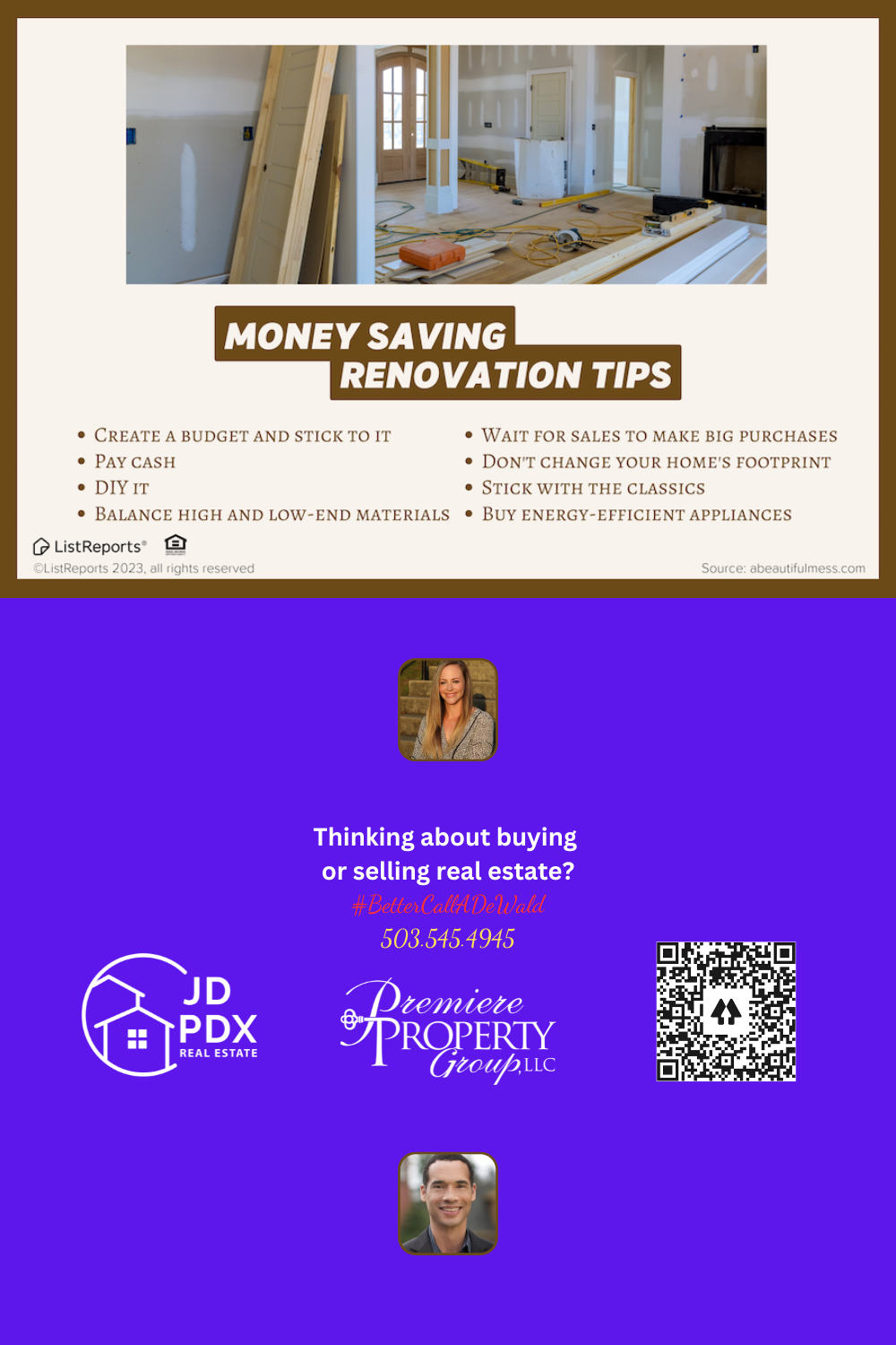 Money Saving Renovation Tips