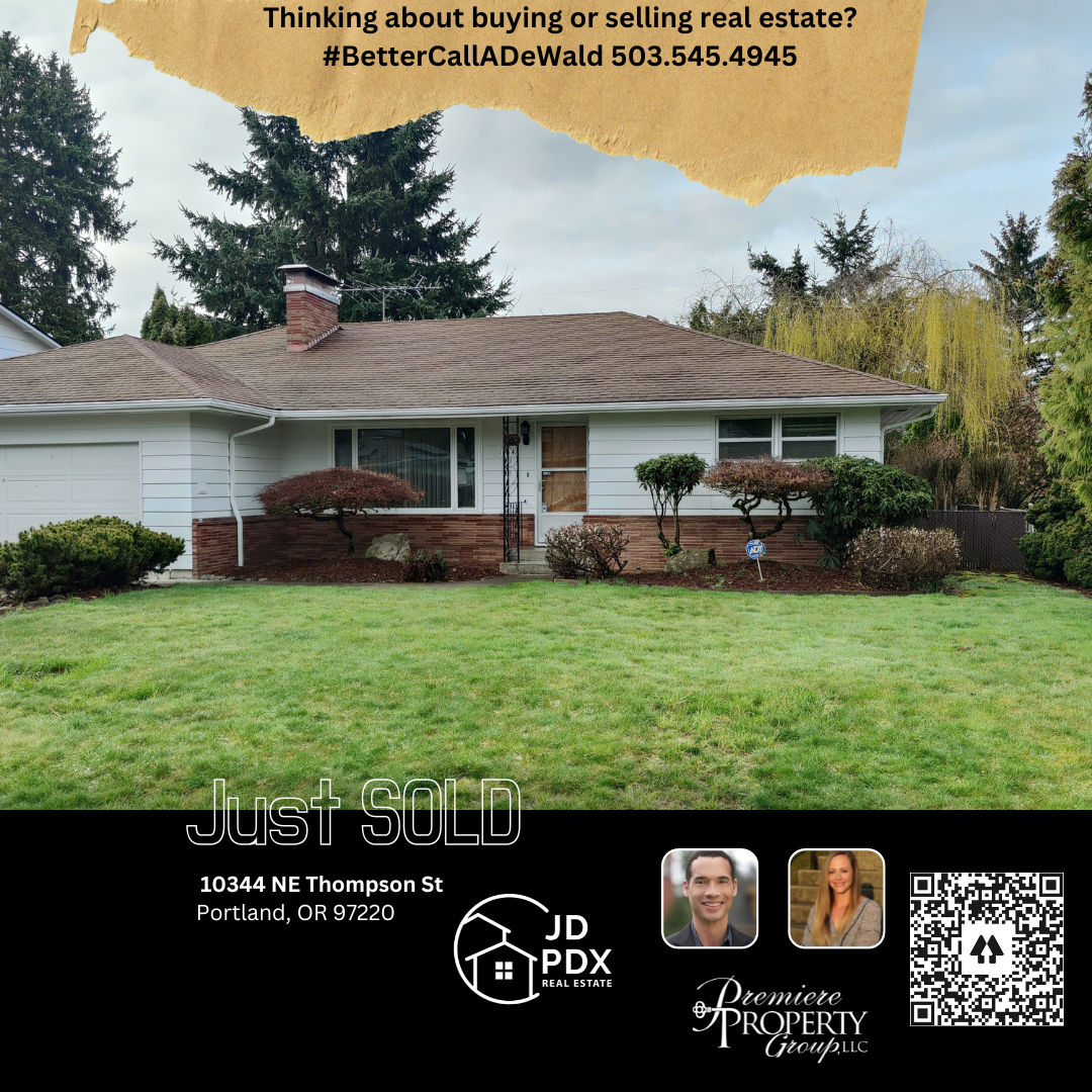 JD PDX Real Estate First time homebuyer