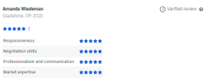 Amanda Wiedeman Testimonial JD PDX Real Estate Testimonial