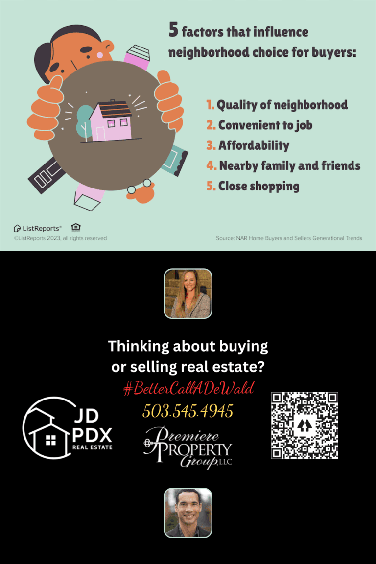 Choosing the perfect home JD PDX Real Estate