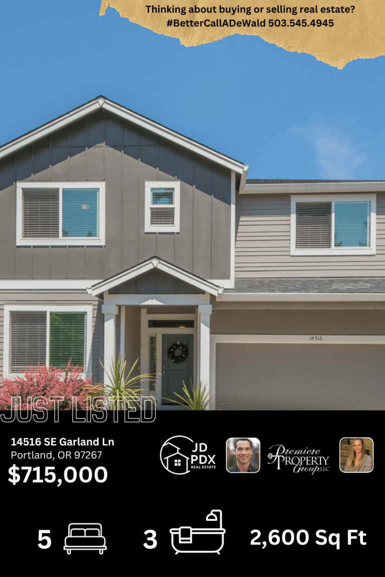 JUST LISTED 14516 SE Garland Ln JD PDX Real Estate