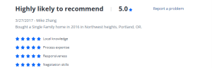 Mike Zhang Testimonial JD PDX Real Estate