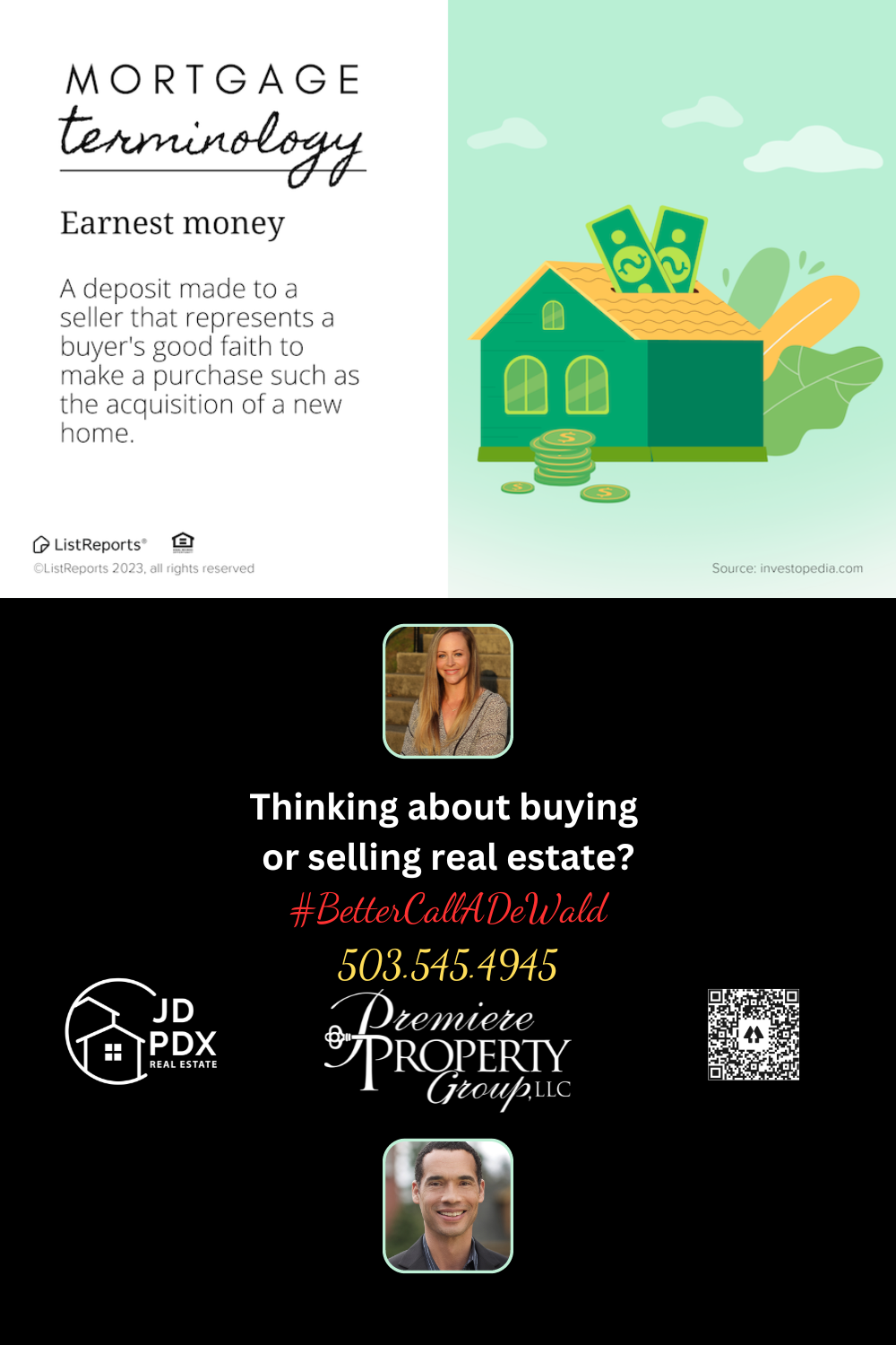 Mortgage Terminology Earnest Money