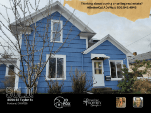 SOLD 8054 SE Taylor St JD PDX Real Estate JD PDX Real Estate