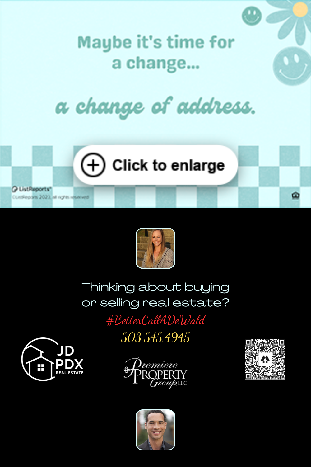 Time For Change Of Address