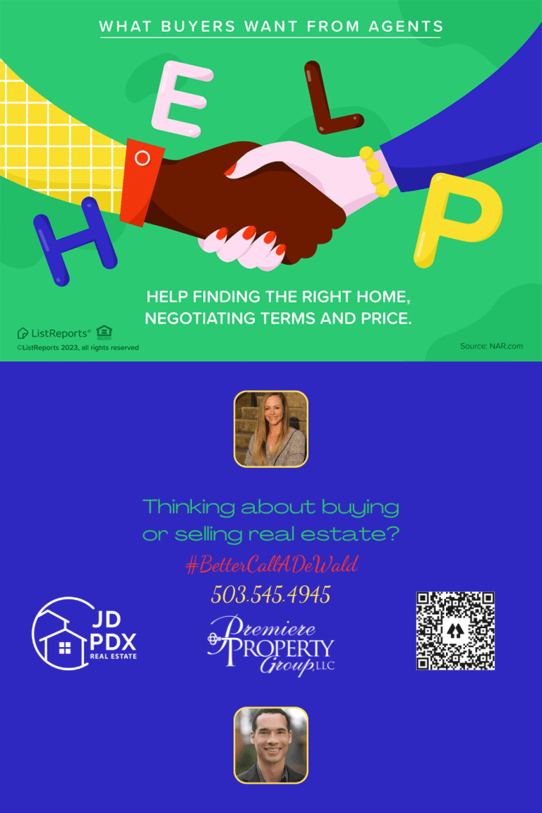 What First Time Home Buyers Want From Agents JD PDX Real Estate
