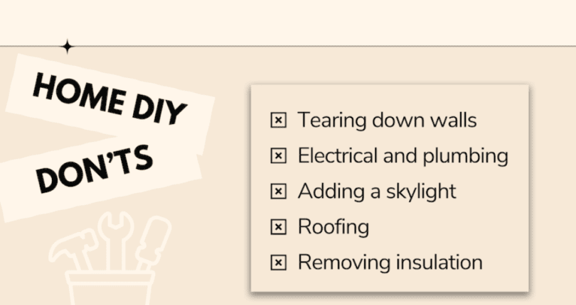 DIY Electrical or Plumbing Projects