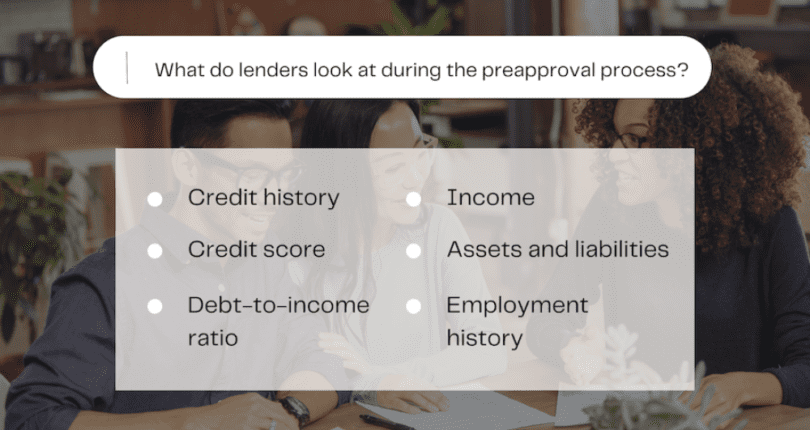 What Lenders Look at When Getting Pre Approved