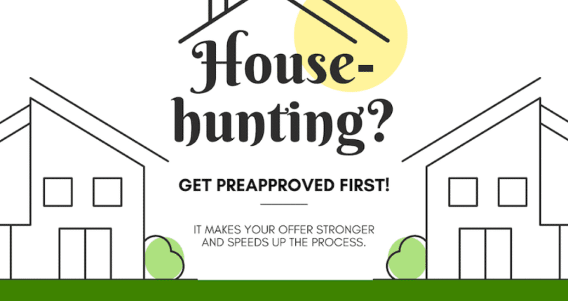 House Hunting Get Pre Approved
