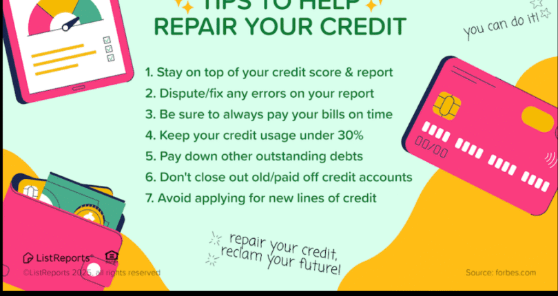 Tips to Help You Repair Your Credit