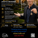 Portland-area Realtor holding house keys in front of a beautiful home with tips on choosing the right home for your lifestyle and budget